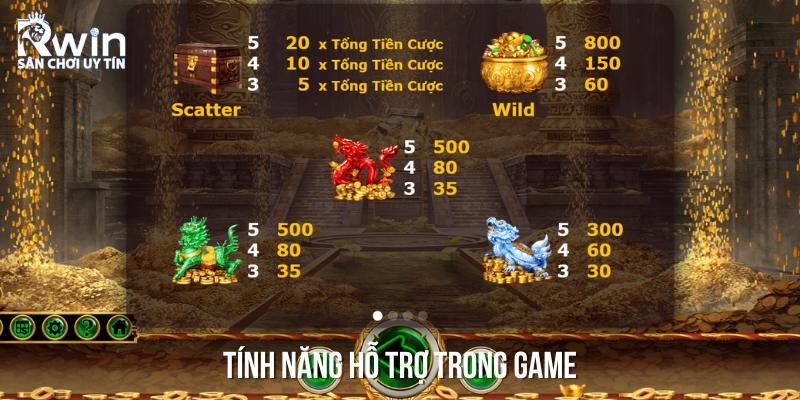 T&iacute;nh năng hỗ trợ trong game nổ hũ t&agrave;i lộc
