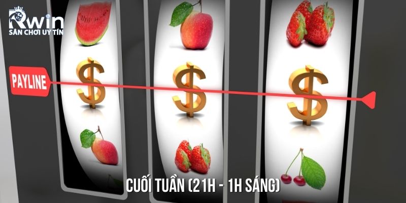 Lựa chọn cuối tuần để chơi nhưng phải đ&uacute;ng khung giờ nổ hũ